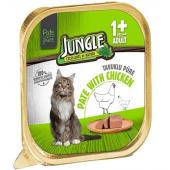 Jungle паштет для взрослых кошек с курицей 100 г